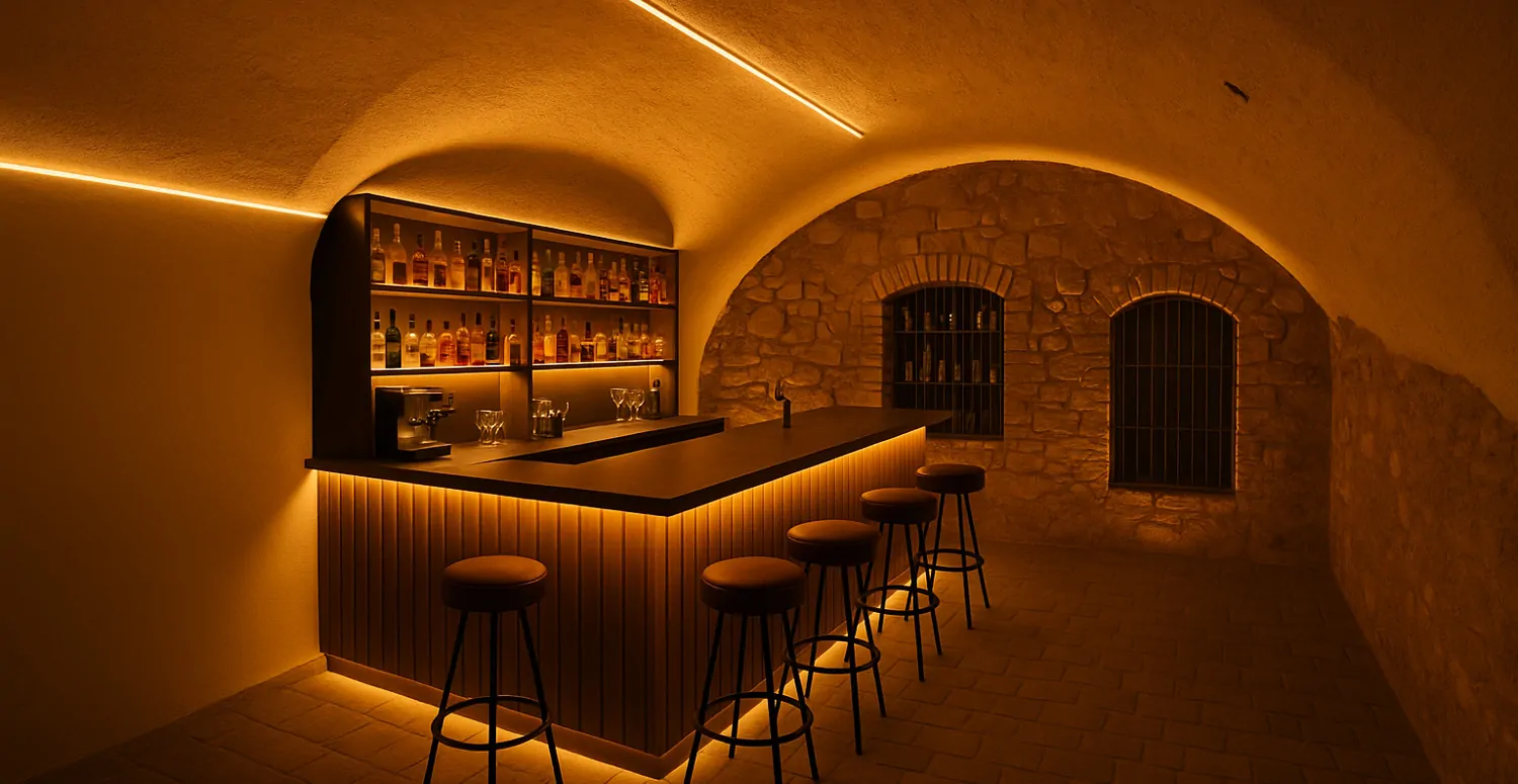 Kellerraum mit möglicher Nutzung - KI generiert