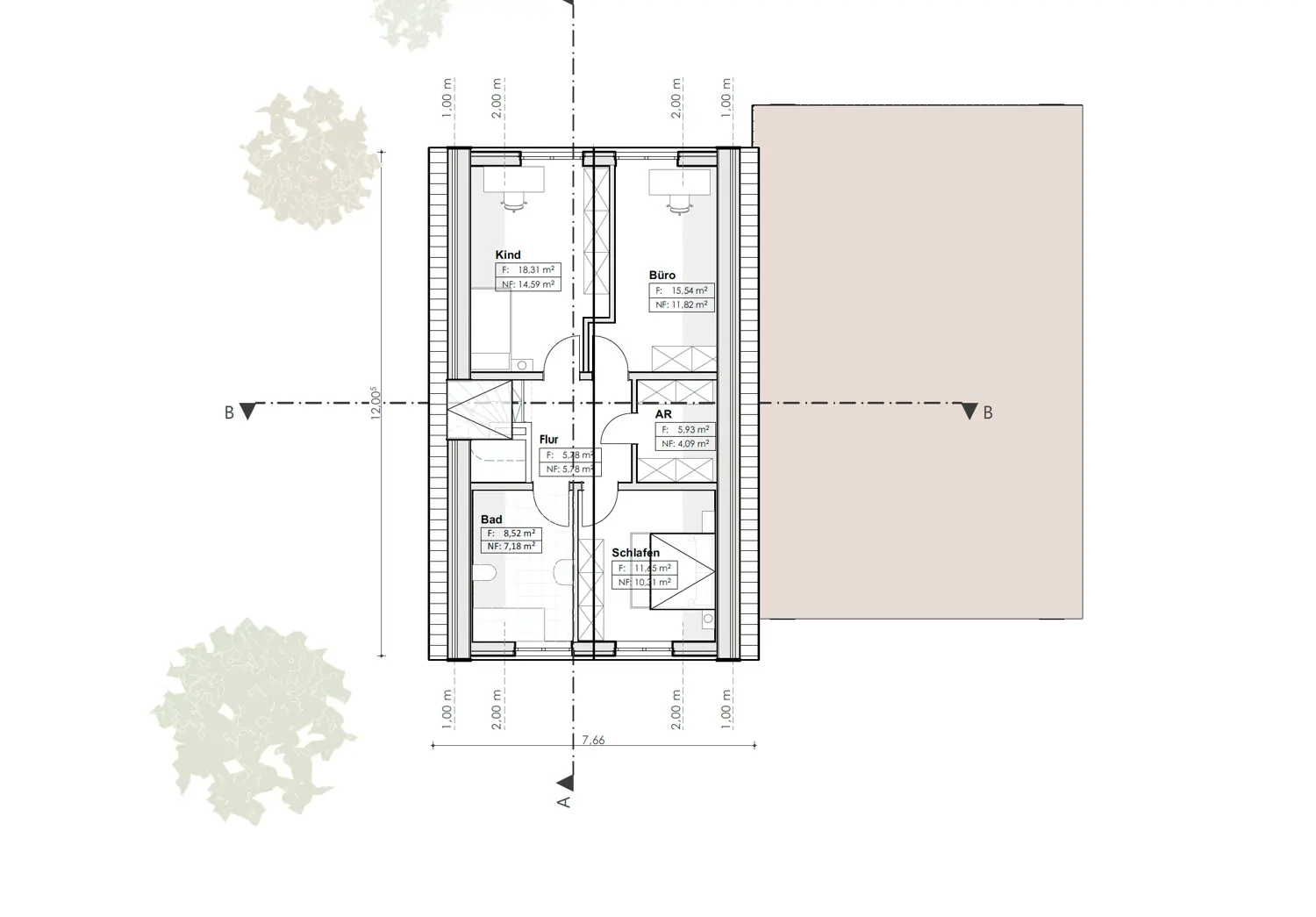 Grundriss OG - exemplarisch