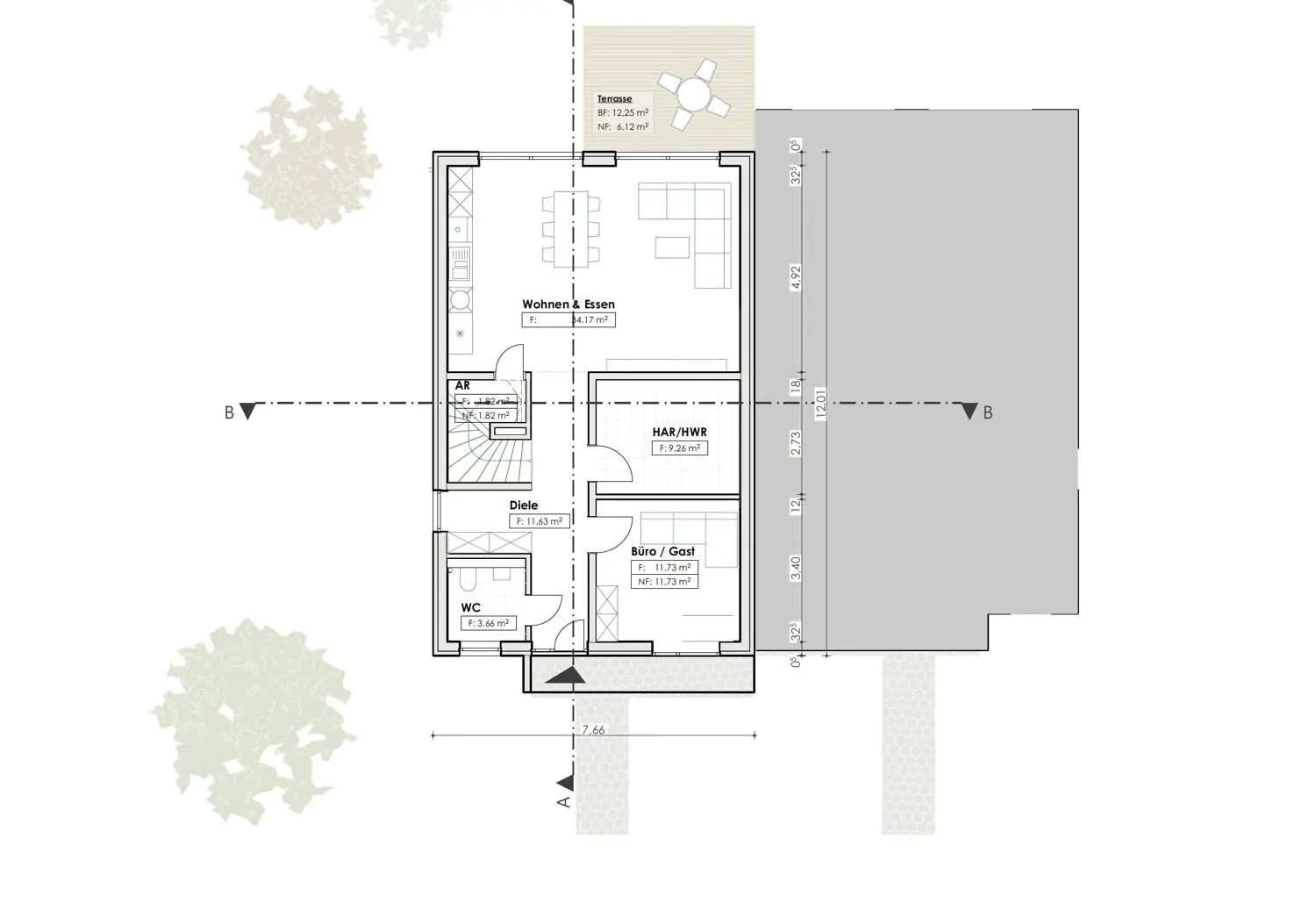 Grundriss EG - exemplarisch