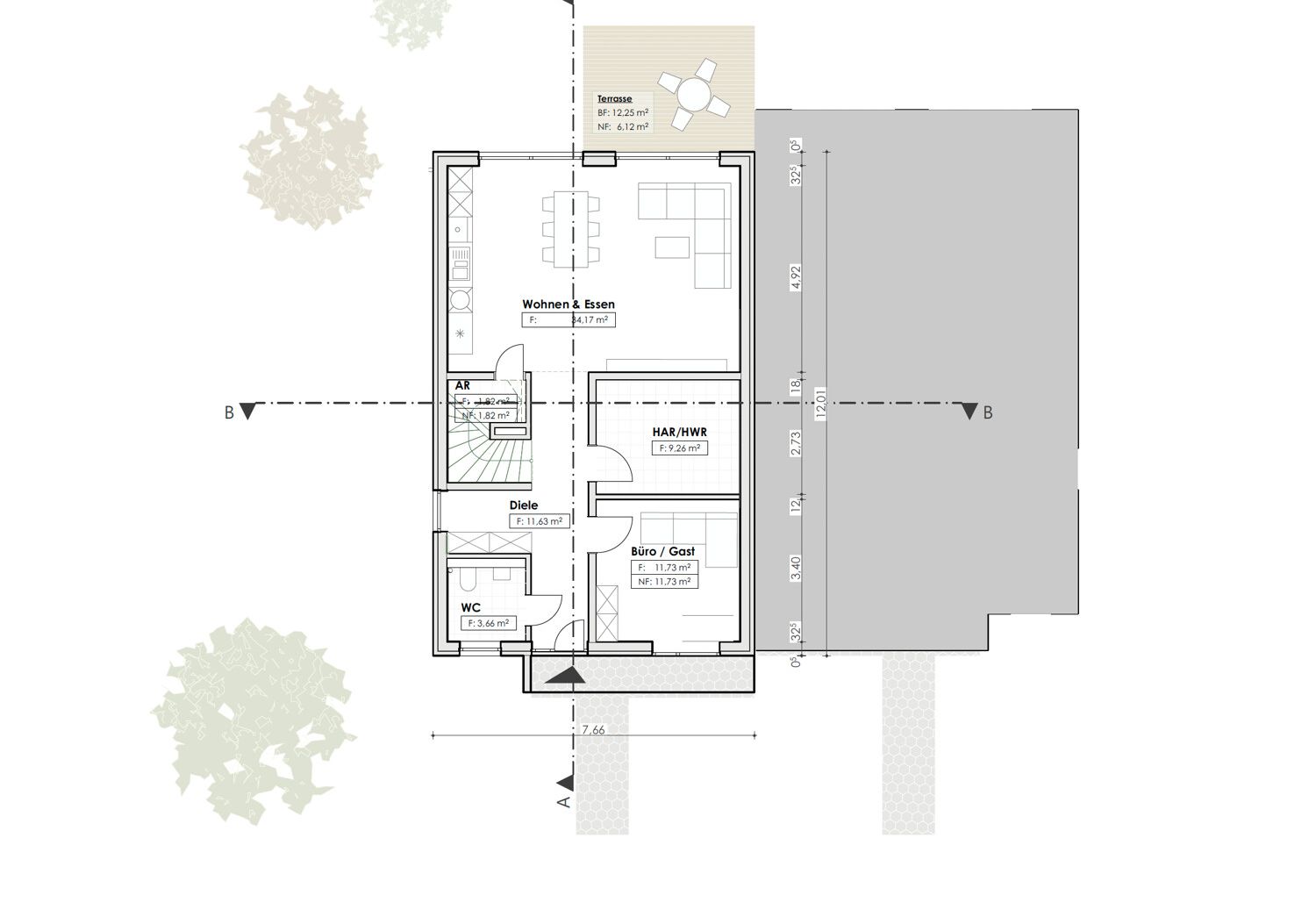 Grundriss EG - exemplarisch