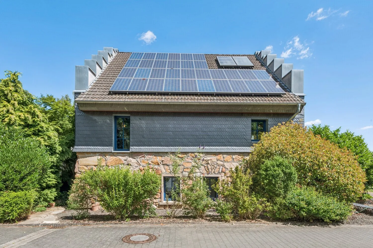 Photovoltaikanlage auf der Südseite