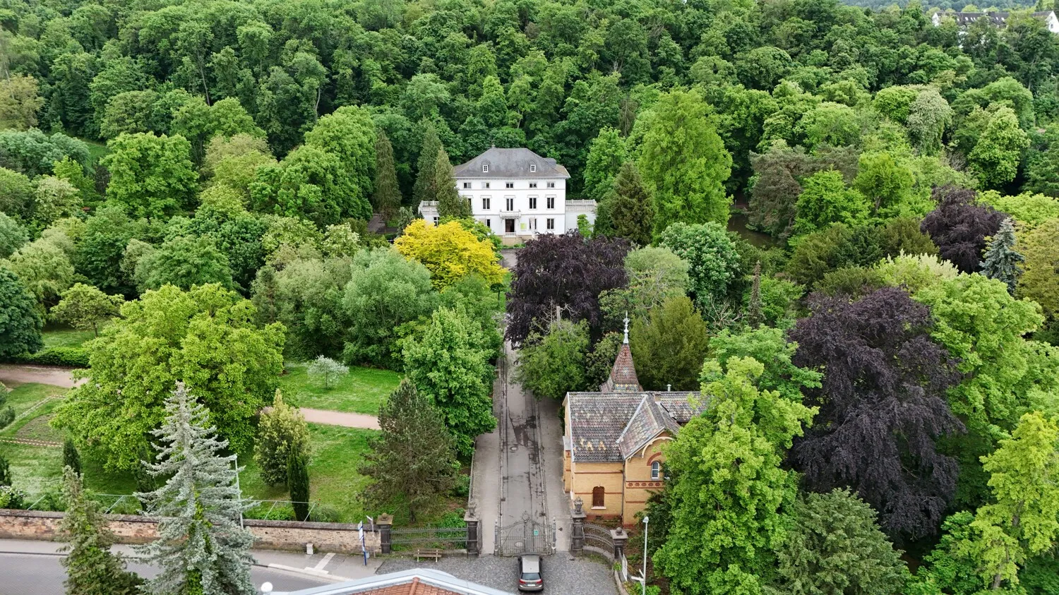 Schlosspark direkt vor der Haustür