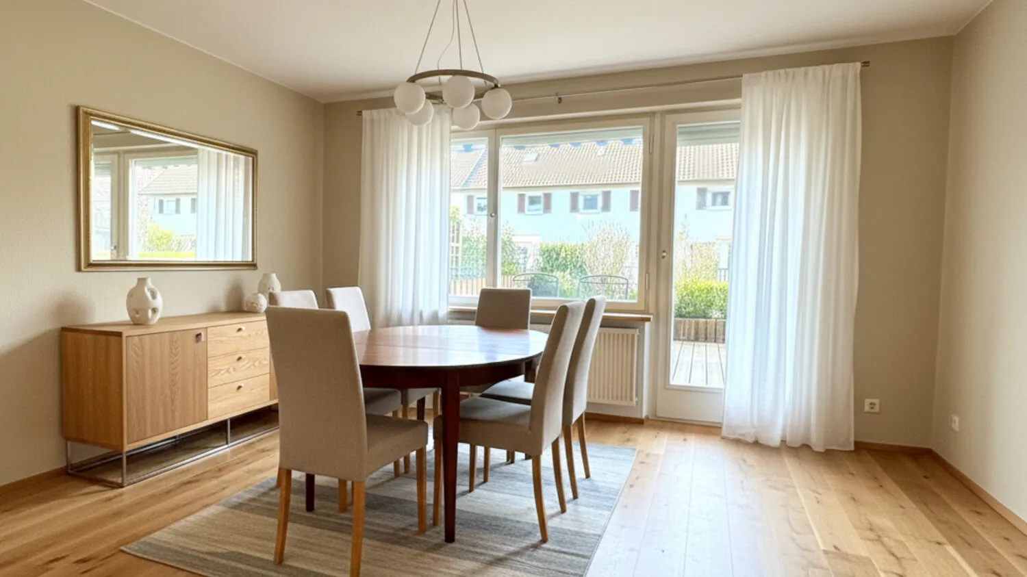 Esszimmer KI generiert