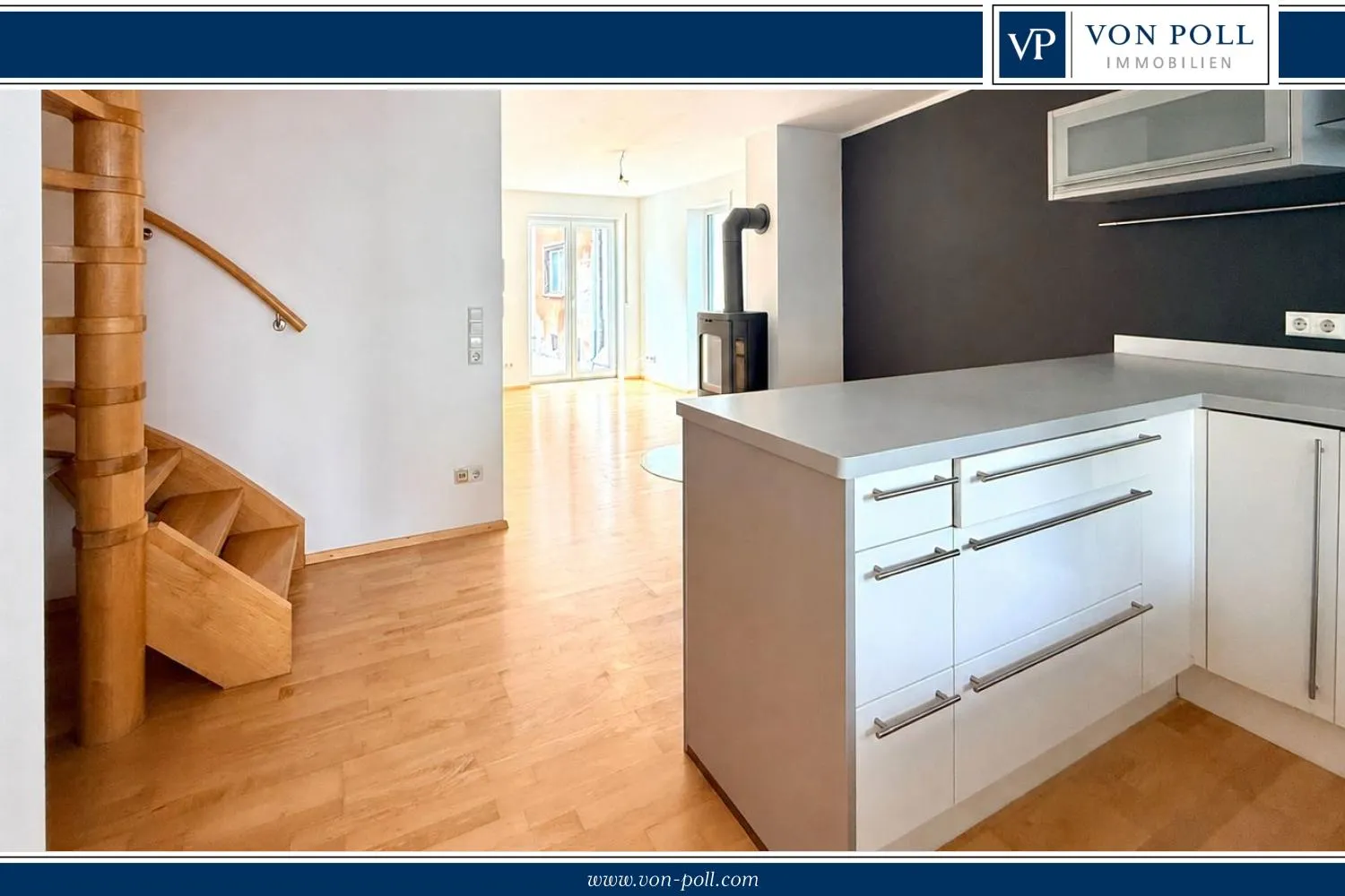 Charmante 2-Zimmer
Maisonettewohnung mit 2 Balkonen in zentraler Innenstadtlage von Biberach