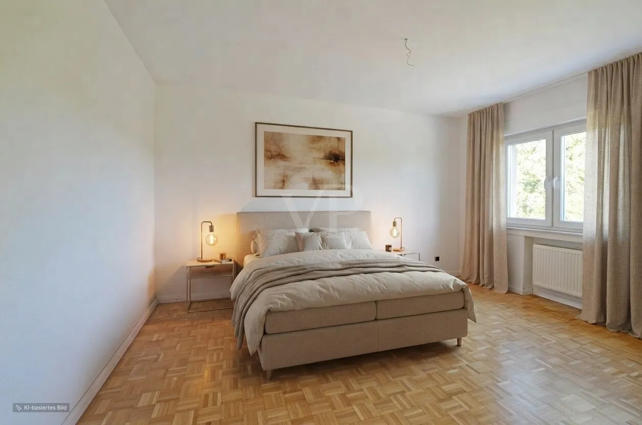 Schlafzimmer KI-gestaged