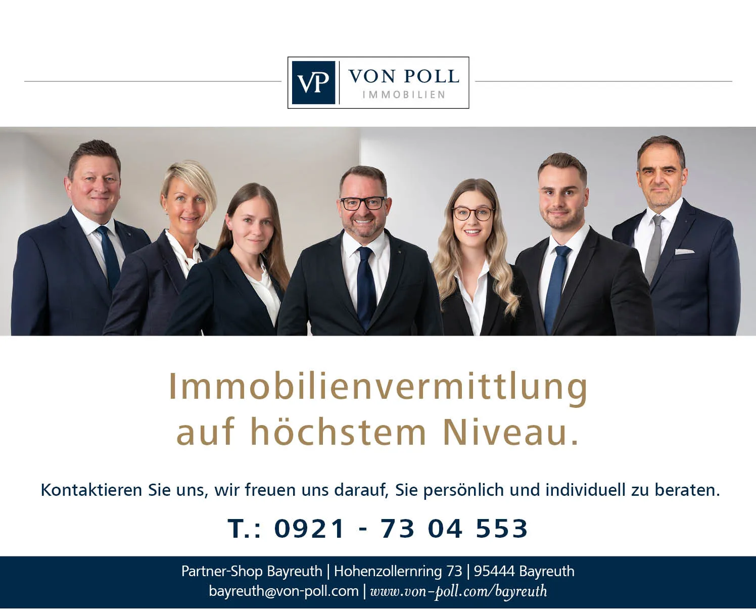 VON POLL IMMOBILIEN Team Bayreuth