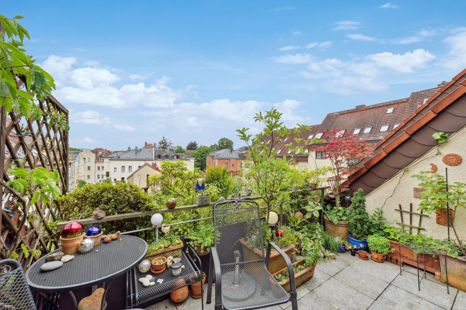 Dachterrasse mit Ausblick