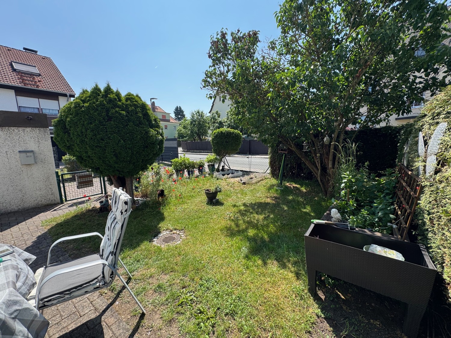 Gartenbereich vor dem Haus