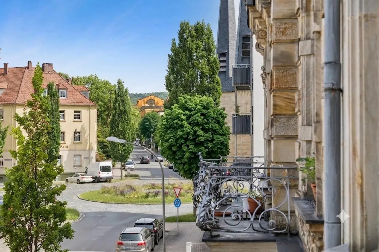 Ausblick Wohnzimmer