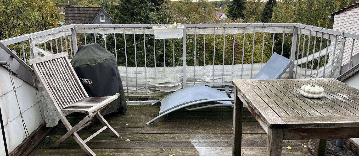 Balkon mit Aussicht