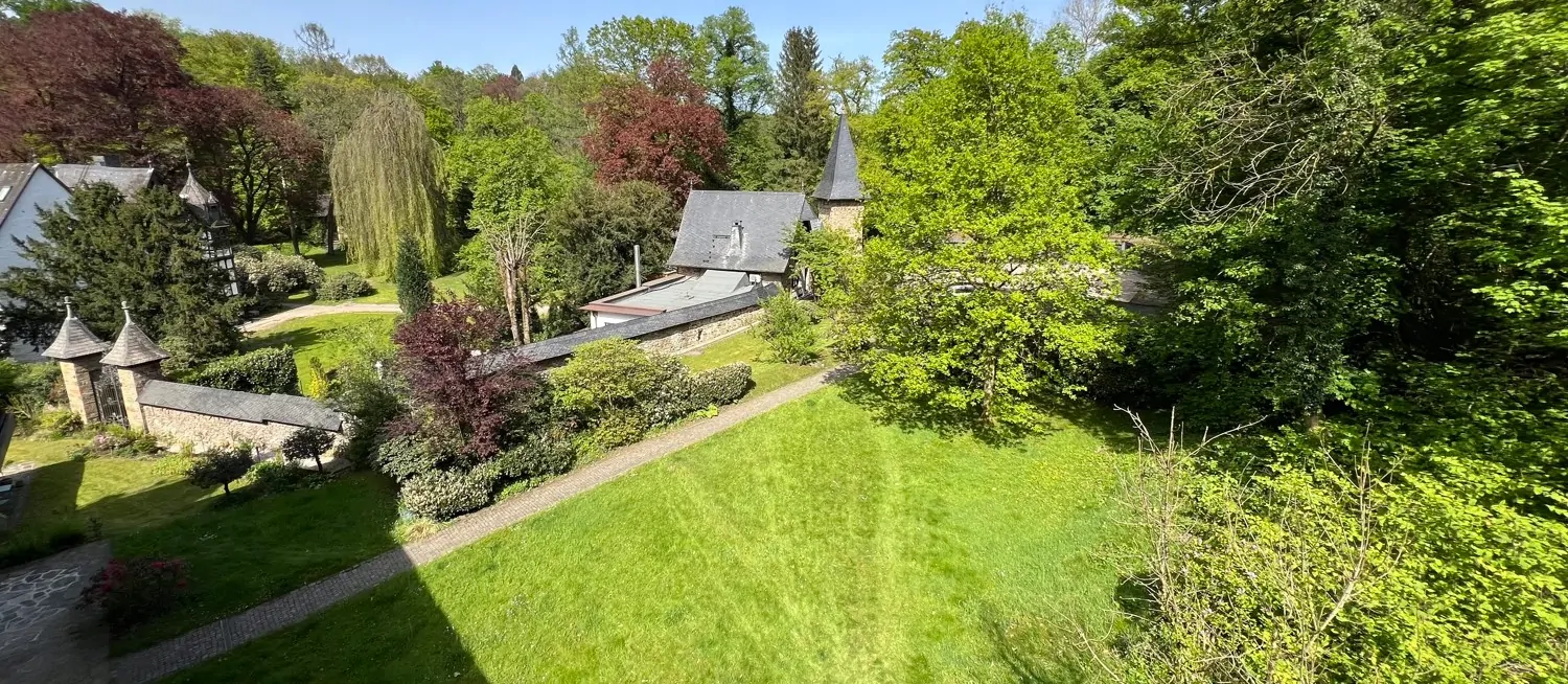 Aussicht von der oberen Terrasse