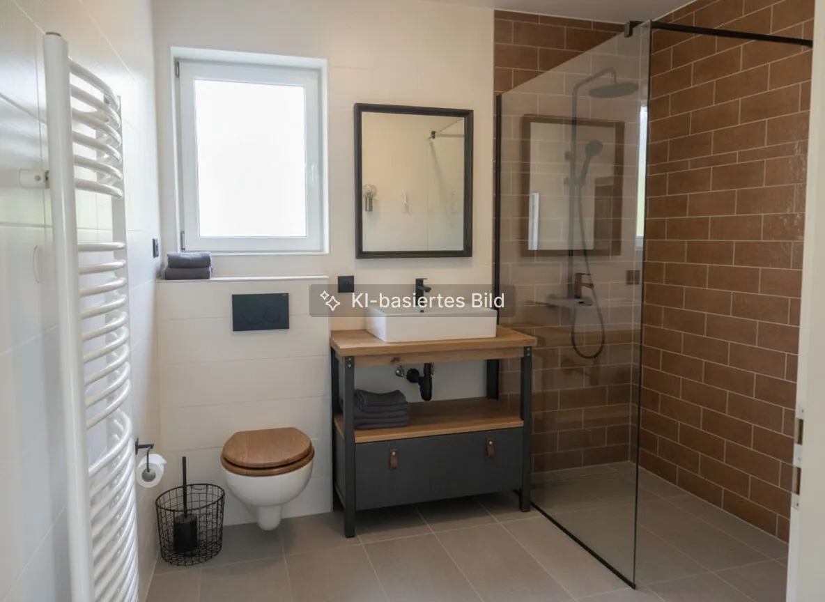 Bad-Erdgeschoß- Home staging
