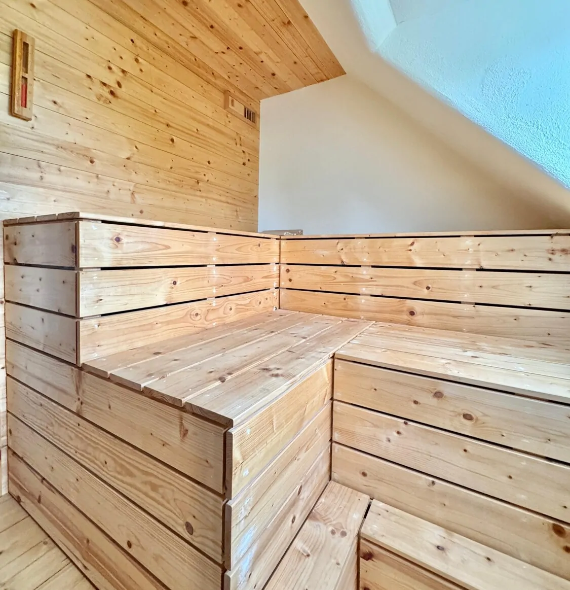Eingebaute Sauna