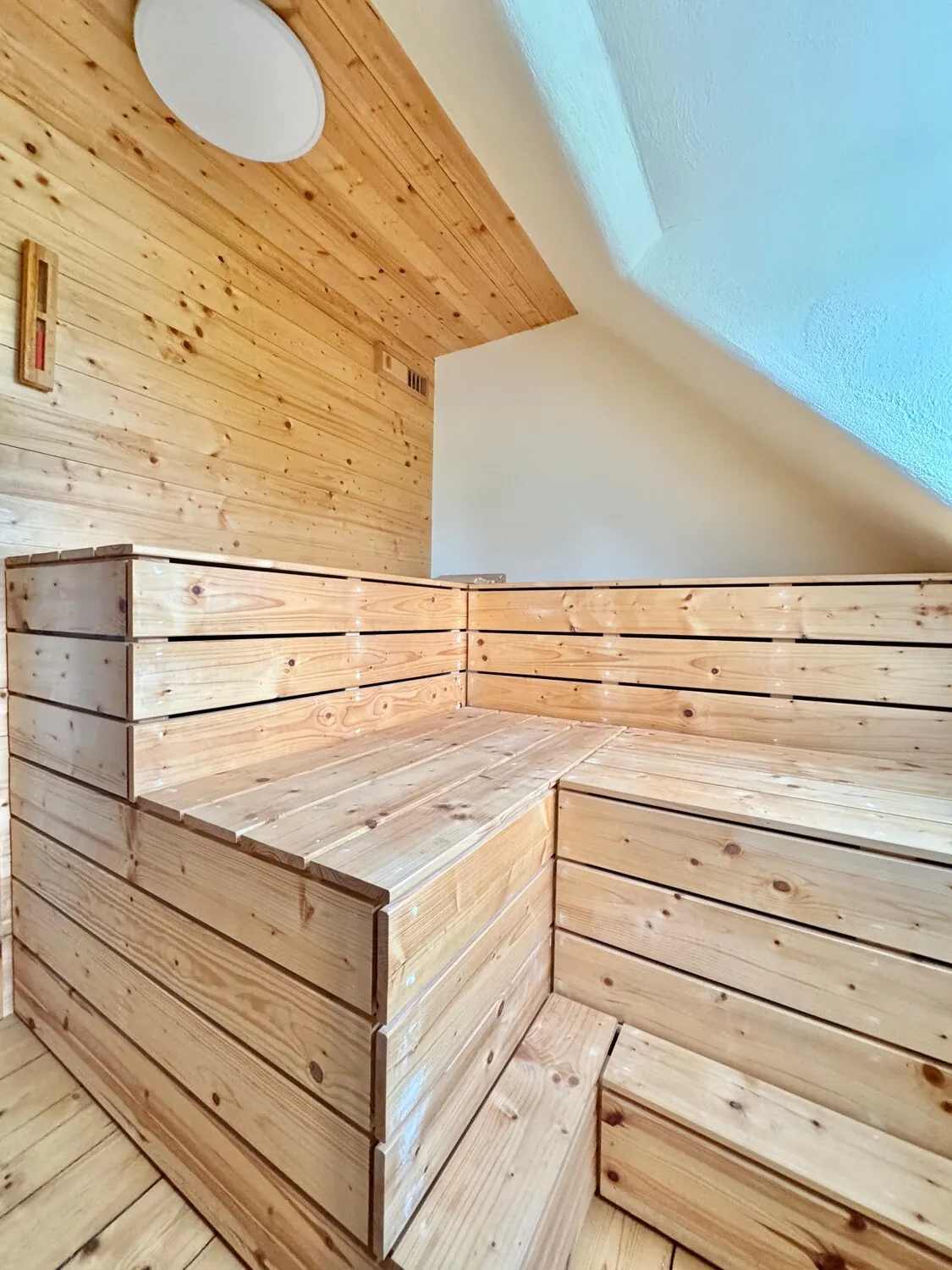 Eingebaute Sauna