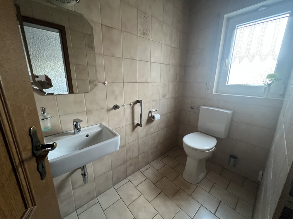 Gäste- WC im Erdgeschoss