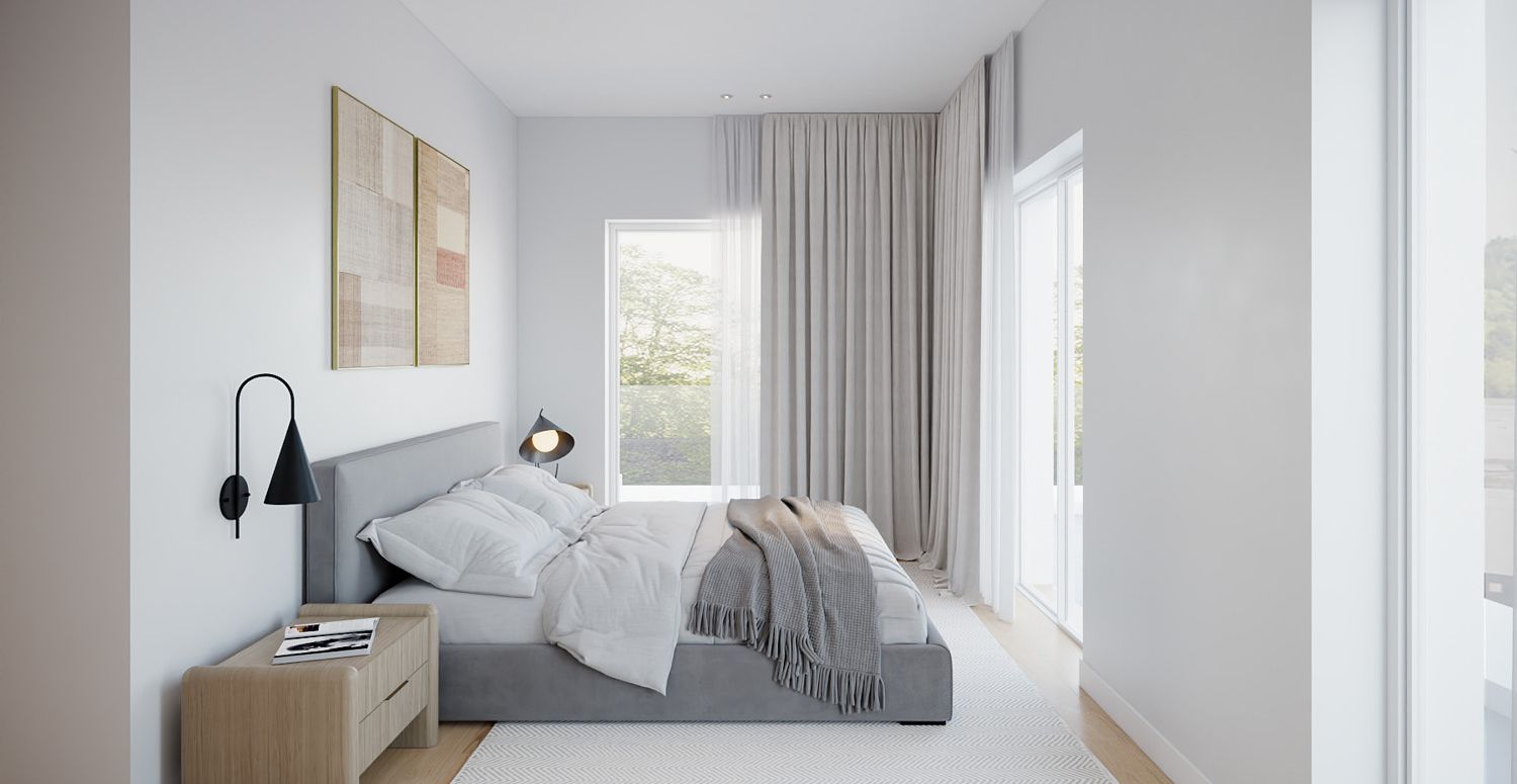 Helles Schlafzimmer