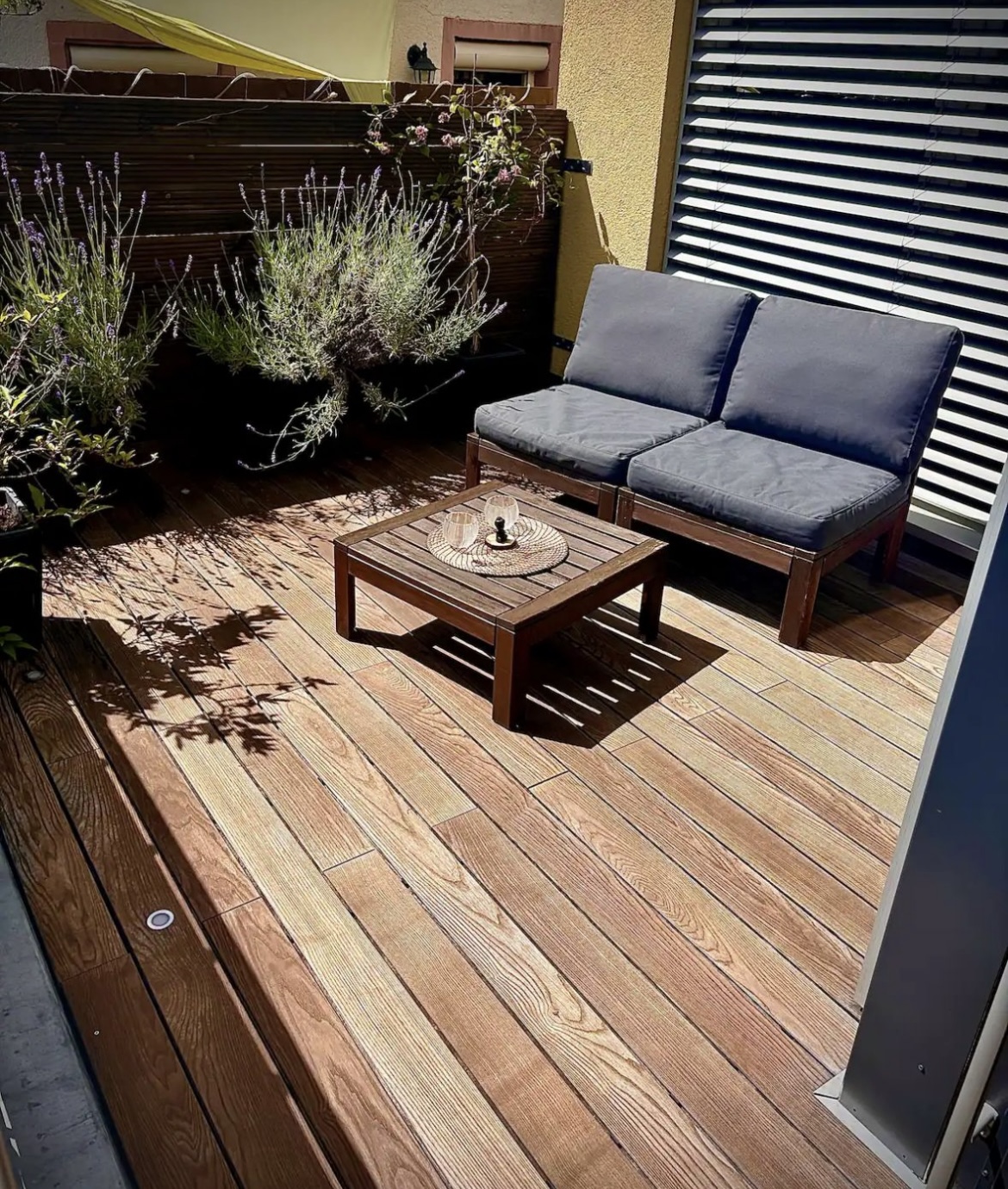 Toller Sitzplatz auf der Terrasse