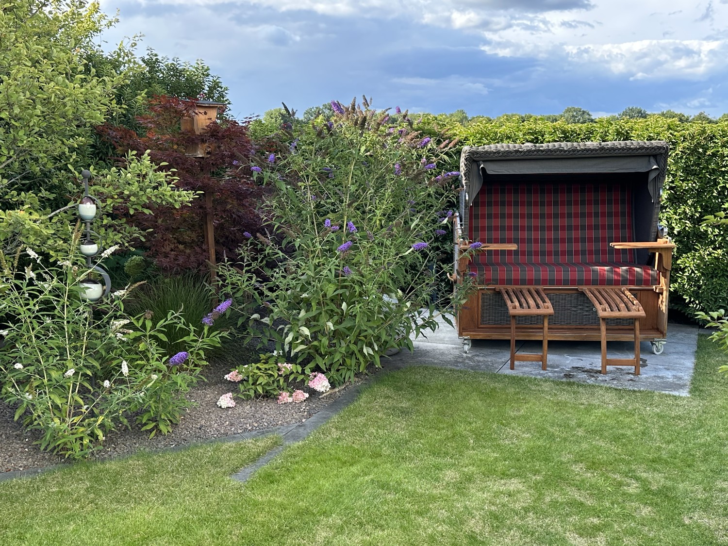 Gemütlicher Sitzplatz im Garten