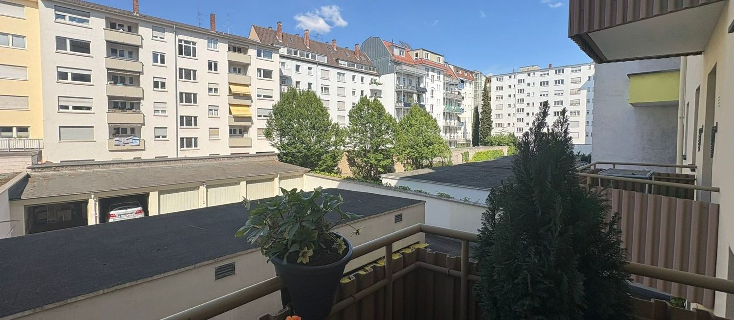 Ausblick Balkon