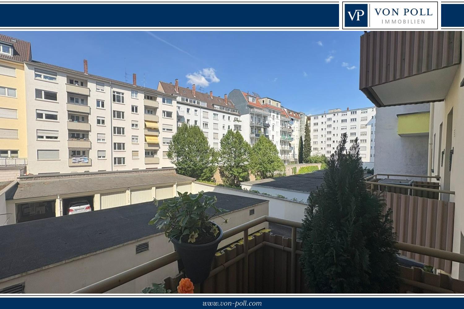 Ausblick Balkon
