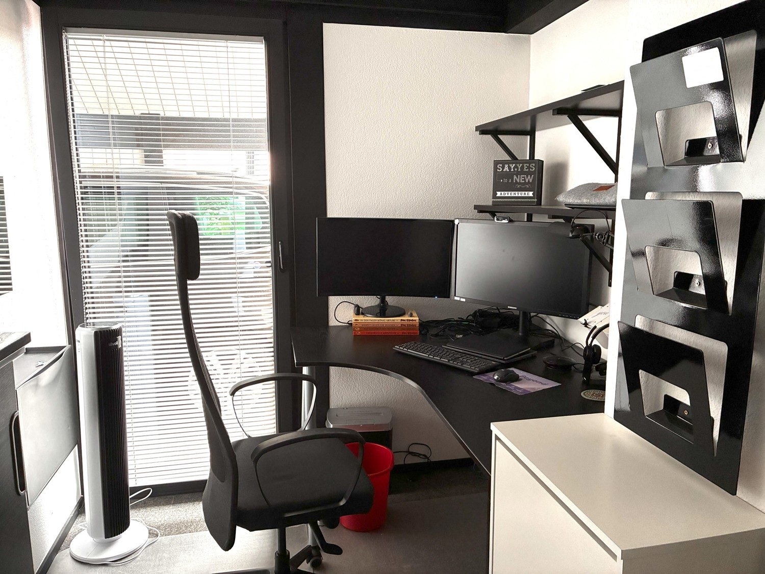 Kleines perfektes Arbeitszimmer