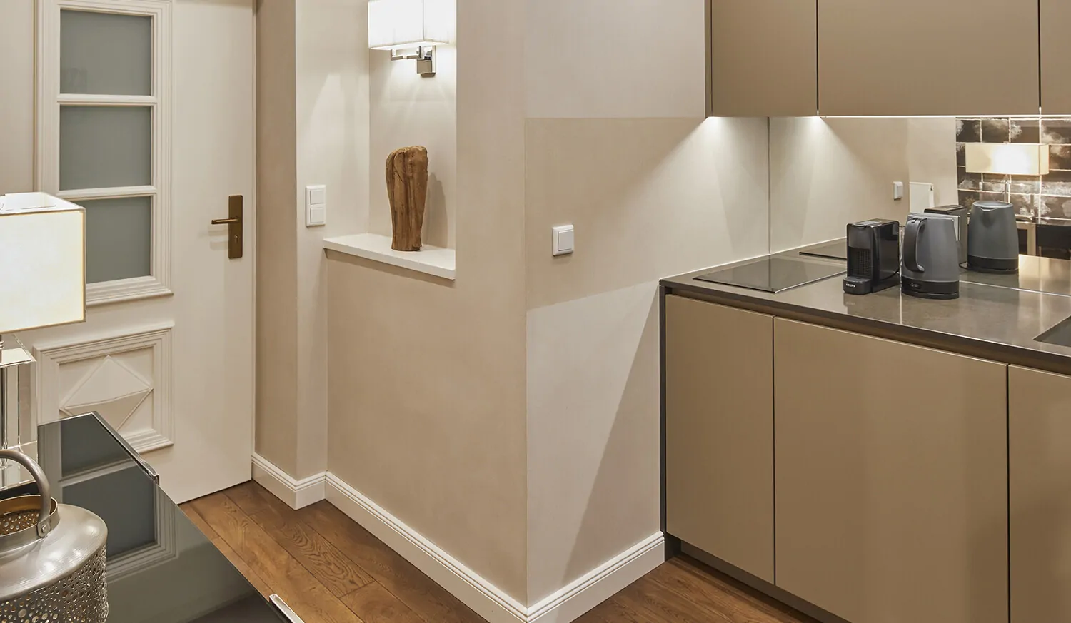 Perfekt ausgestattete Kitchenette