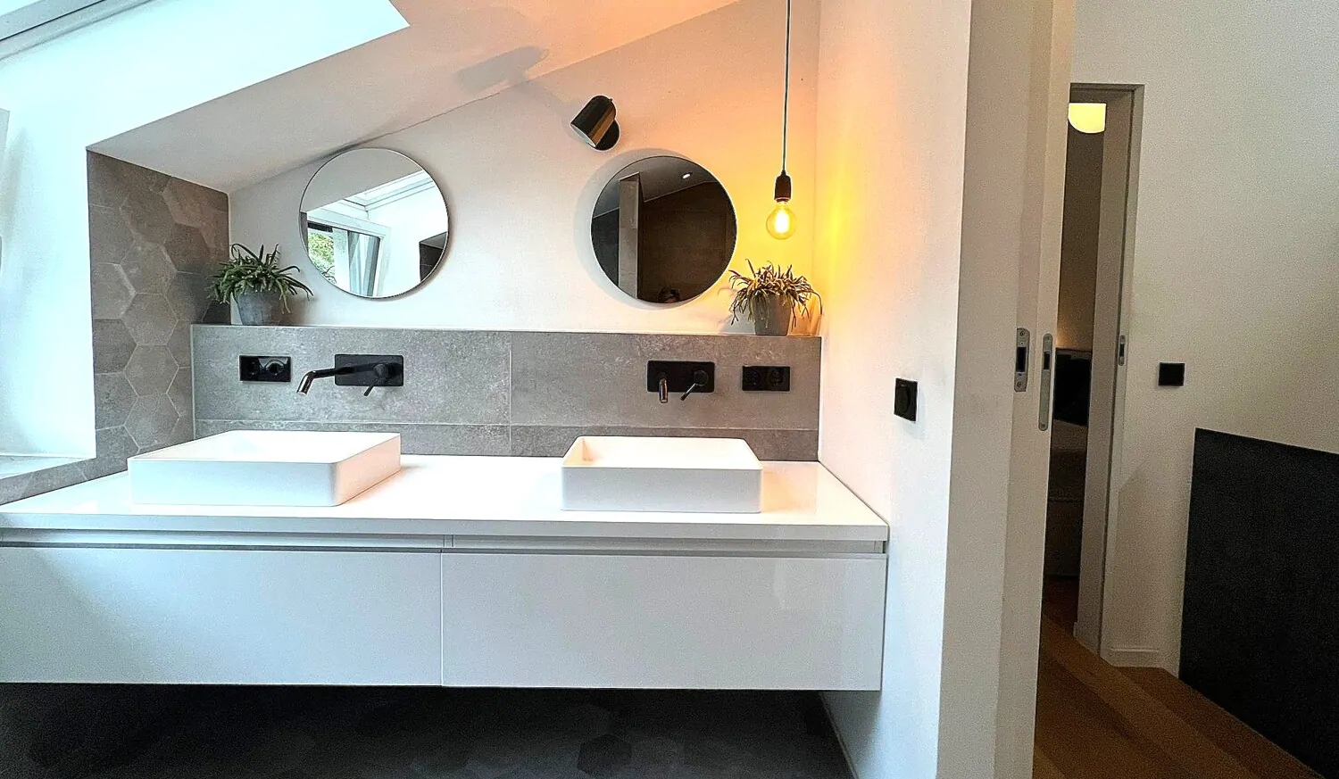 Bad en Suite im Dachgeschoss