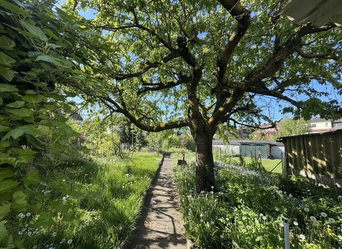 Tolles Grundstück in der Stadt
