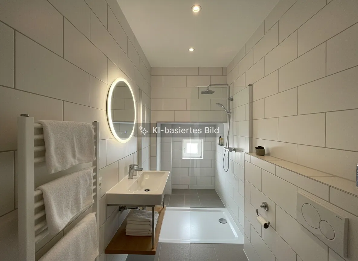 Badezimmer im Erdgeschoss