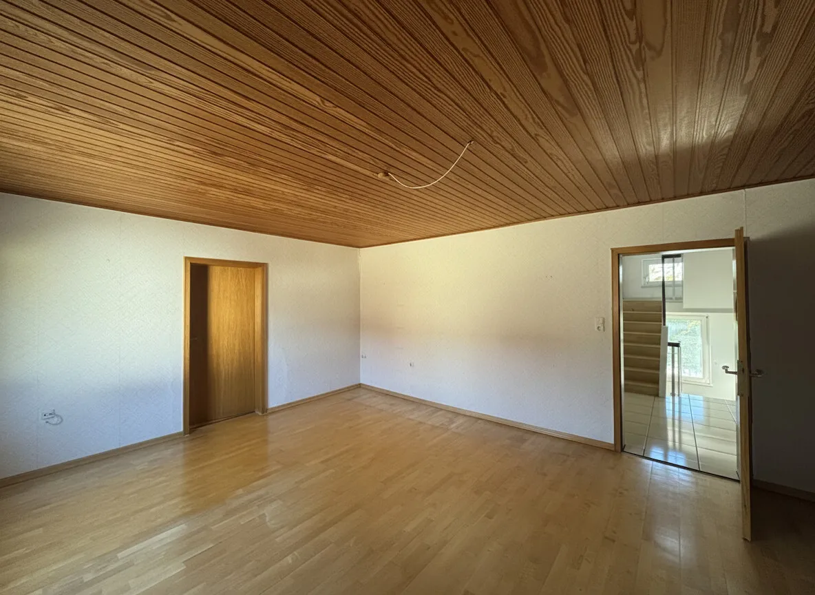 Schlafzimmer mit Ankleide im Obergeschoss