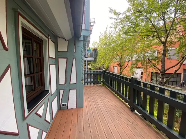 großzügiger Balkon