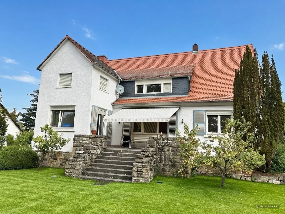 Blick auf die Terrasse