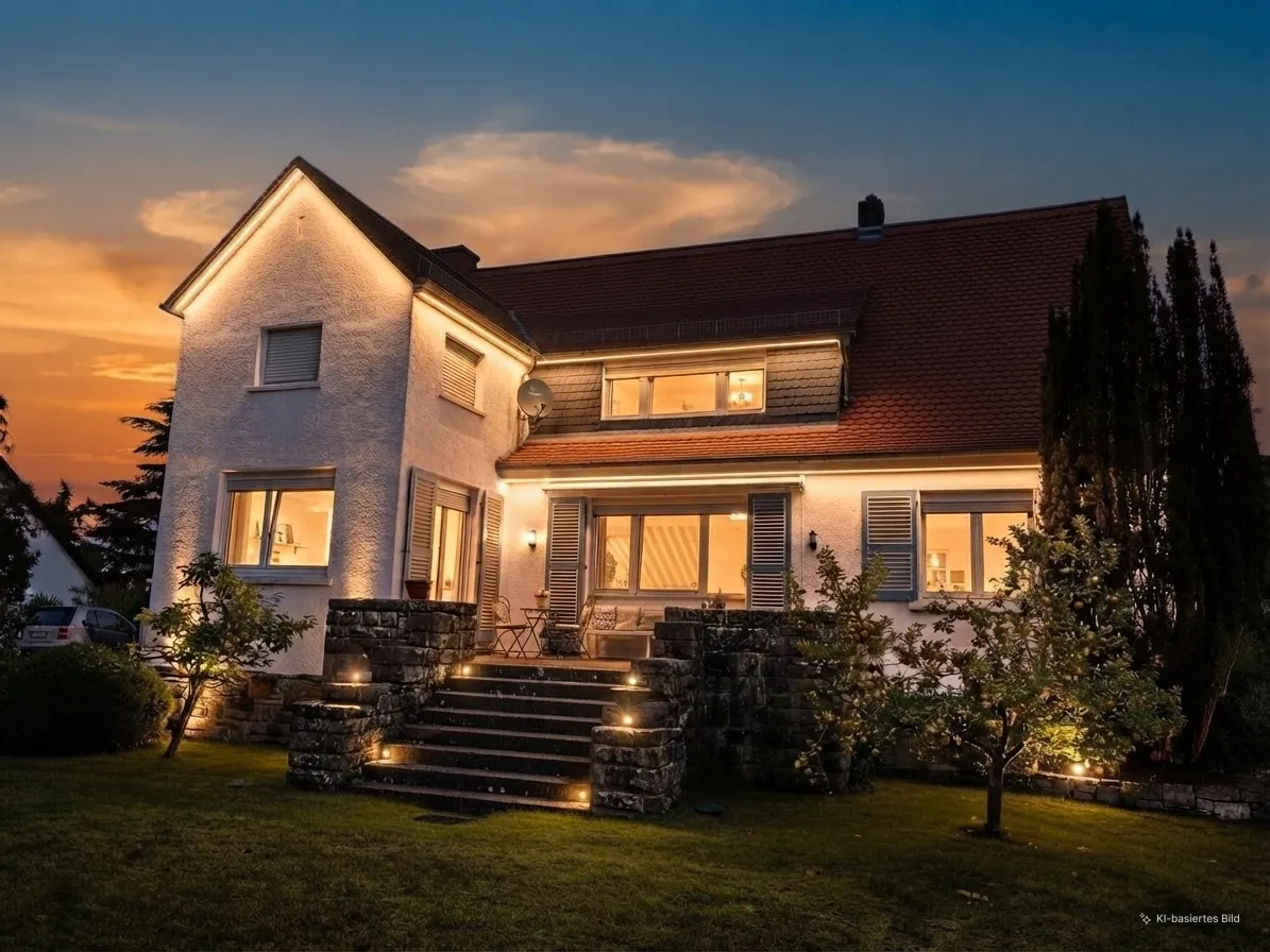 Ansicht bei Nacht