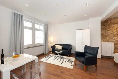 Apartment # 1 Backstube im EG:  Schöner Wohnbereich