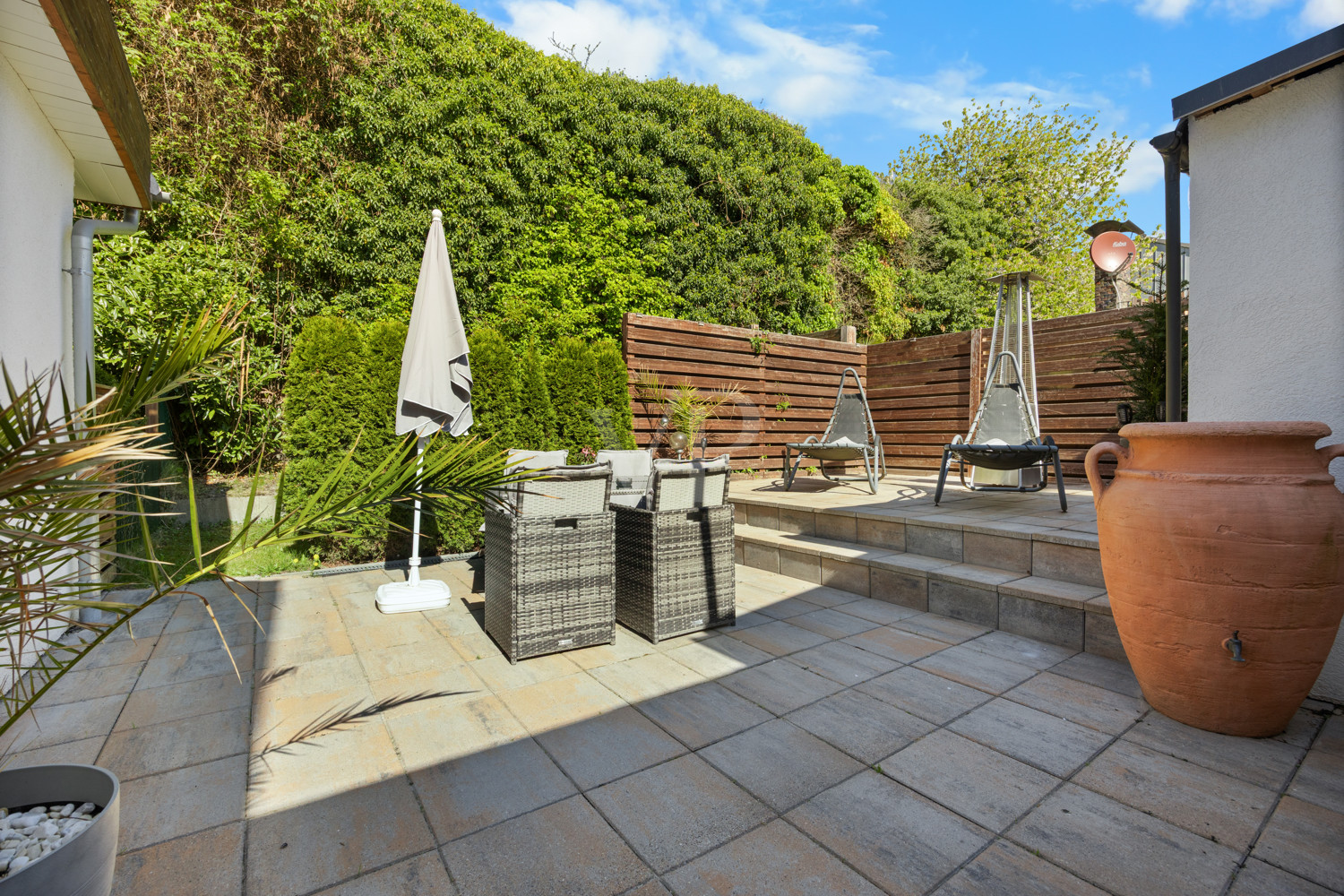 Ferienwohnung1 Terrasse