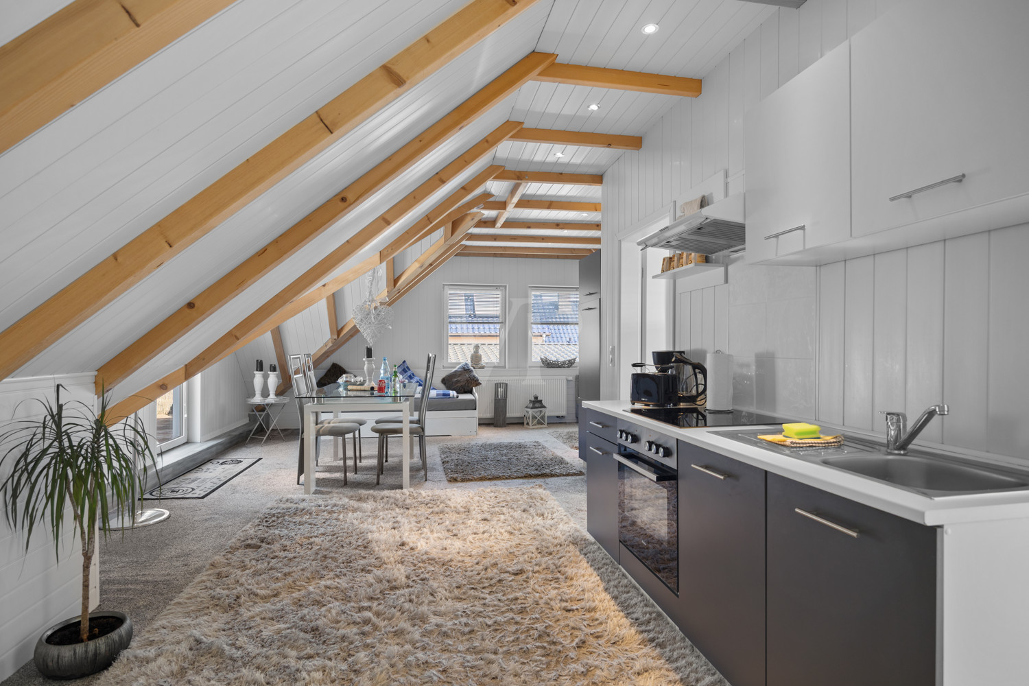 Ferienwohnung2 offene Küche