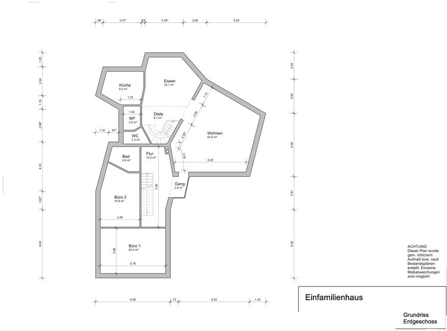 Grundriss Erdgeschoss