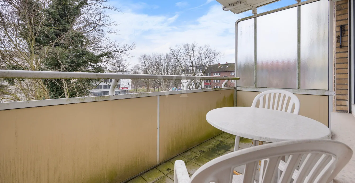 Musterwohnung Balkon