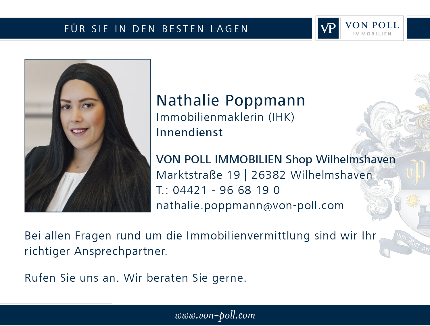 Visitenkarte Nathalie Poppmann
