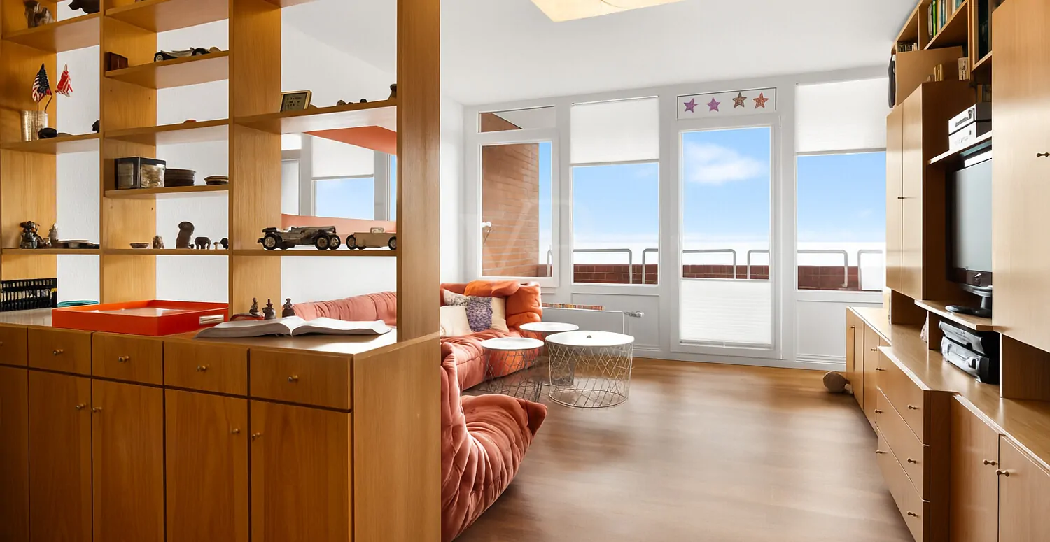 Blick ins Wohnzimmer