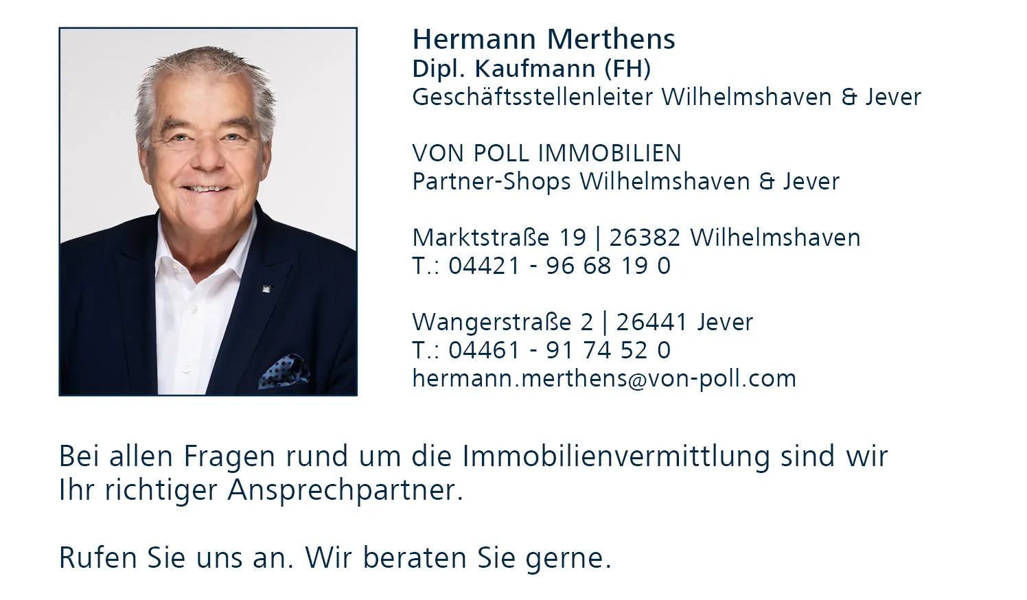 Digitale Visitenkarte Hermann Mehrtens