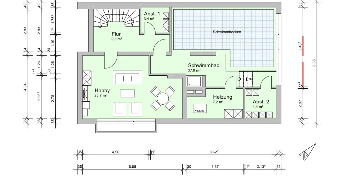 Grundriss Kellergeschoss