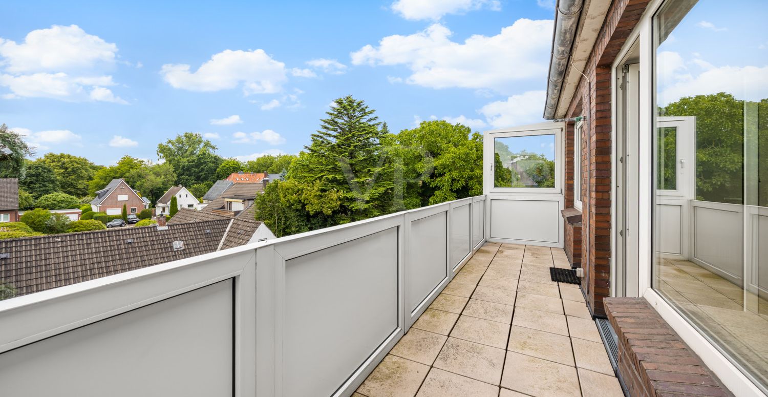 Balkon nach Westen