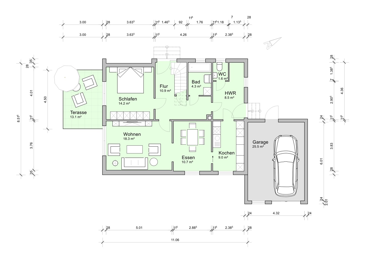 Grundriss EG