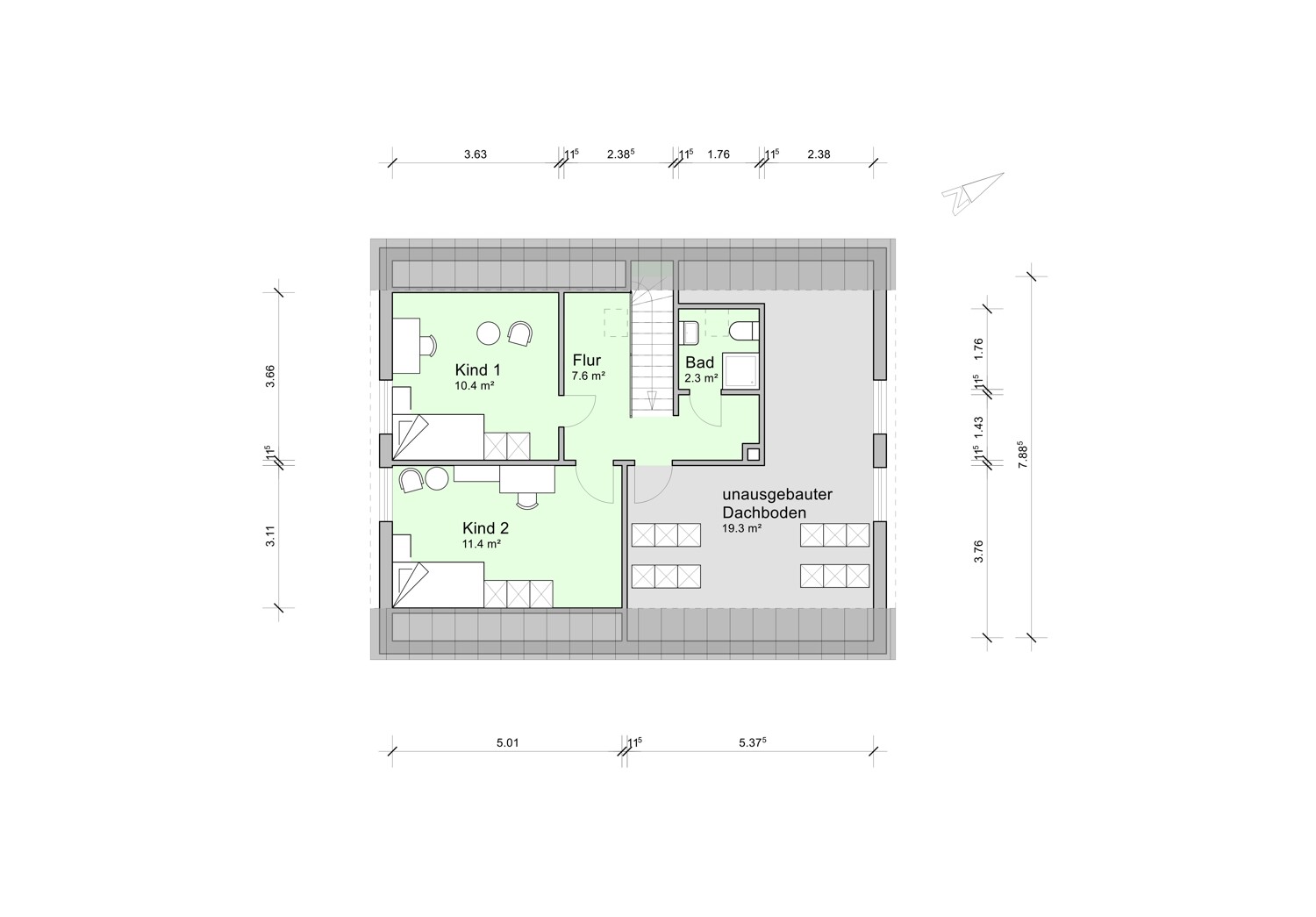Grundriss DG