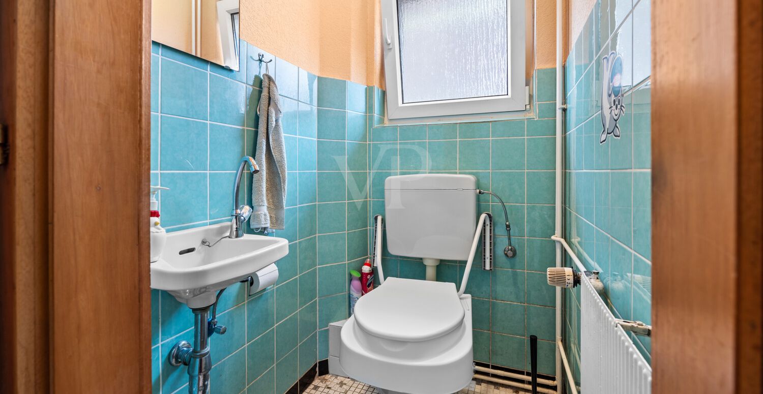 WC im Erdgeschoss