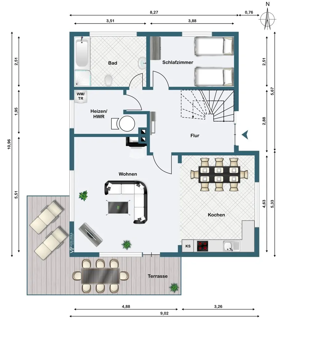 Grundriss Erdgeschoss