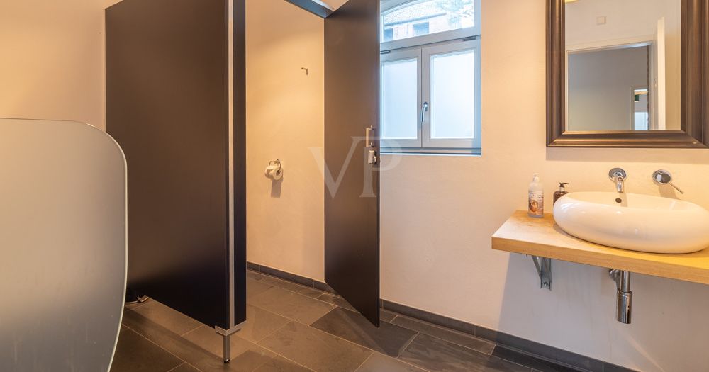 WC für die Gäste im Erdgeschoss
