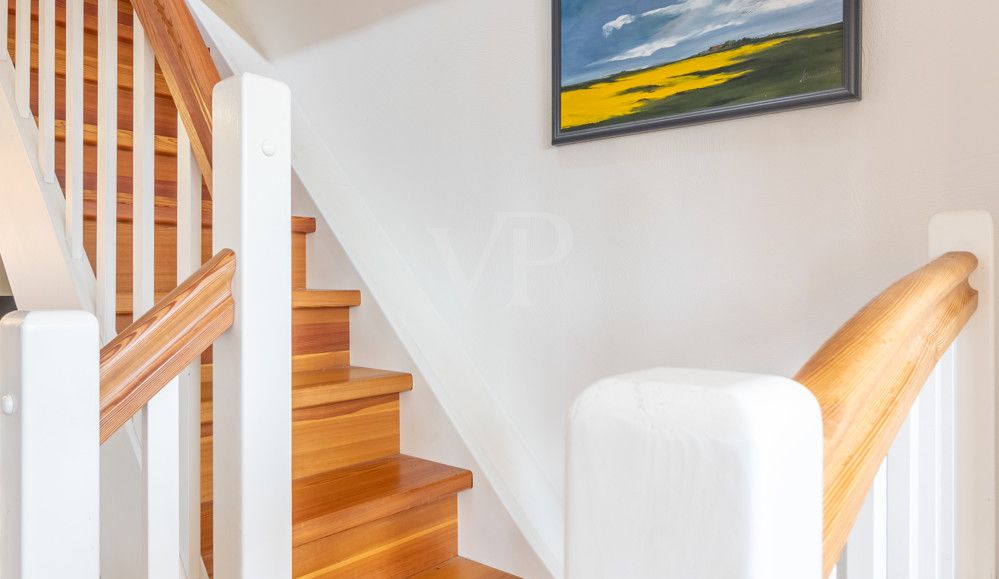 Detailaufnahme der Treppe in der Betreiberwohnung