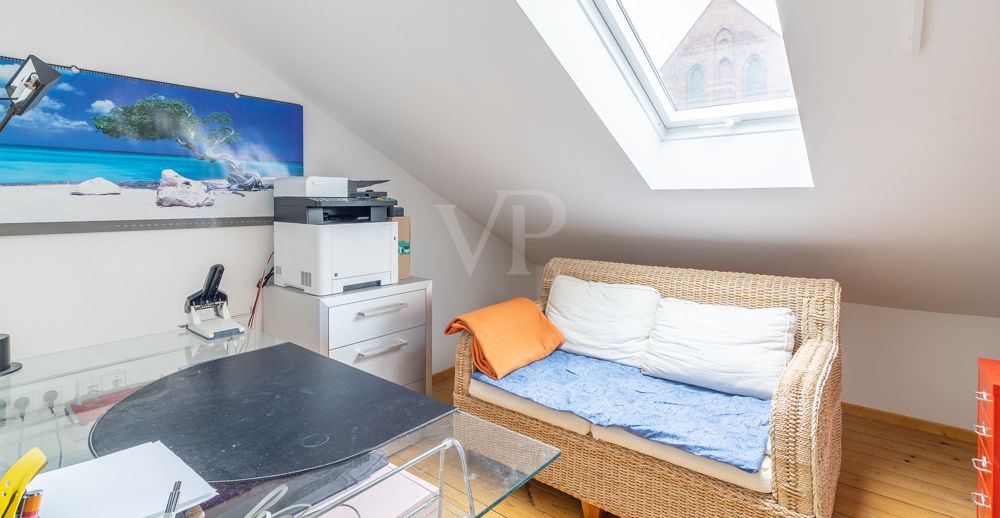 Büro im Dachgeschoss der Betreiberwohnung